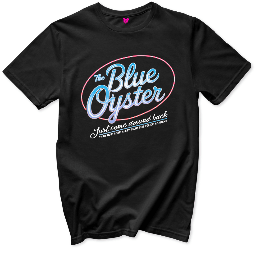 Blue Oyster T-Shirt - Throwback Paradise #