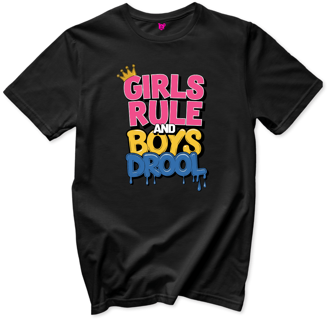 Girls Rule T-Shirt - Throwback Paradise #