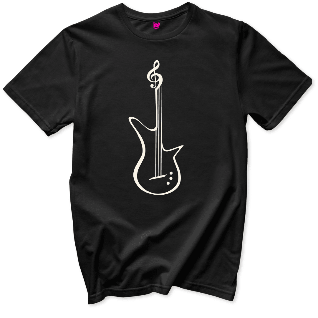 Printify T-Shirt Black / S Guitar T-Shirt