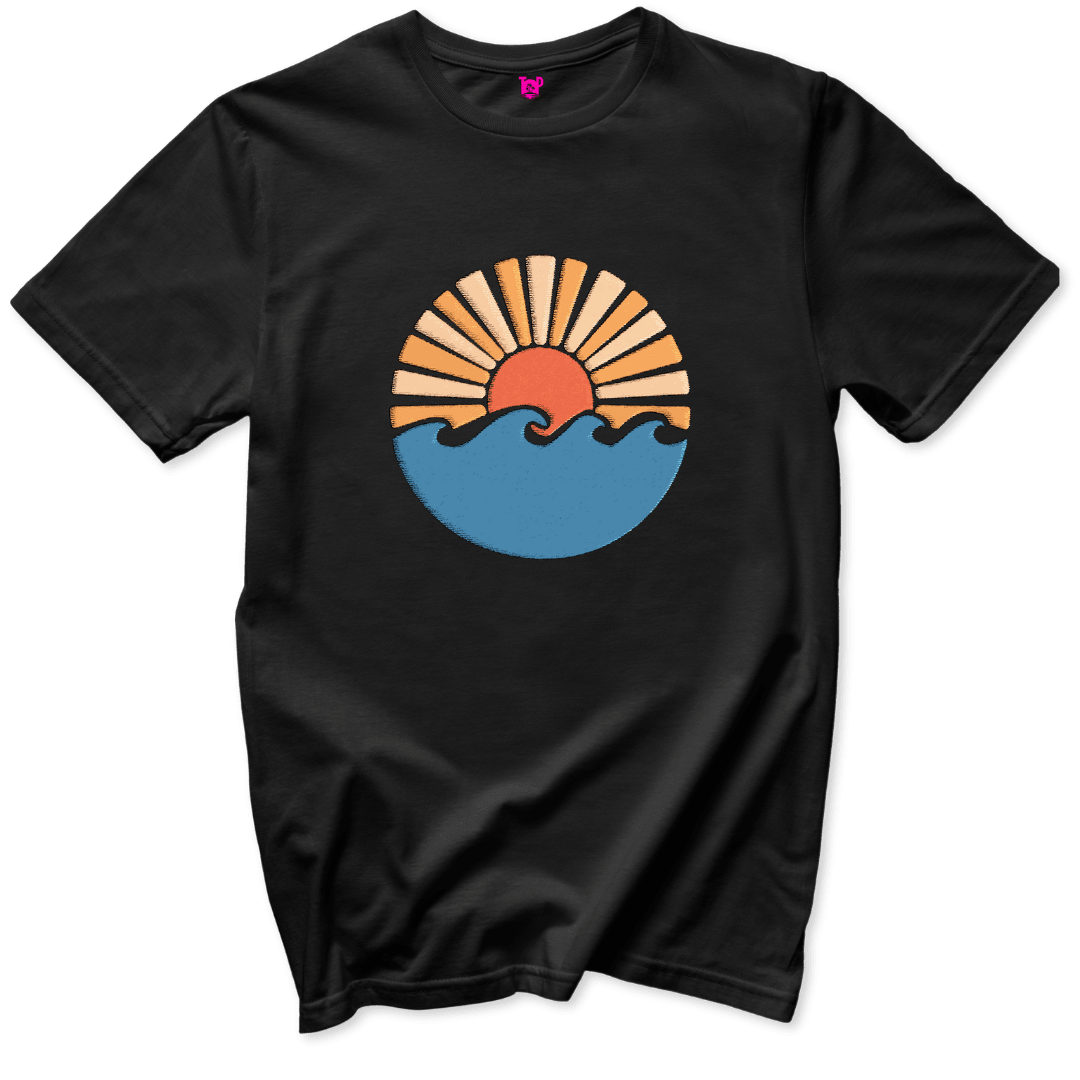 Sun and Sea T-Shirt - Throwback Paradise #