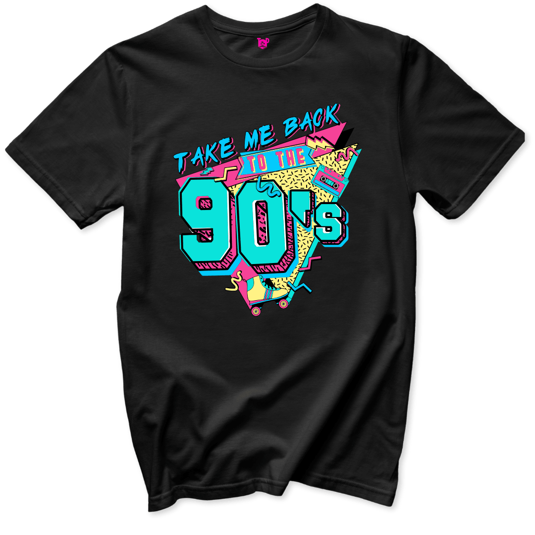 Take Me Back to the 90s T-Shirt - Throwback Paradise #