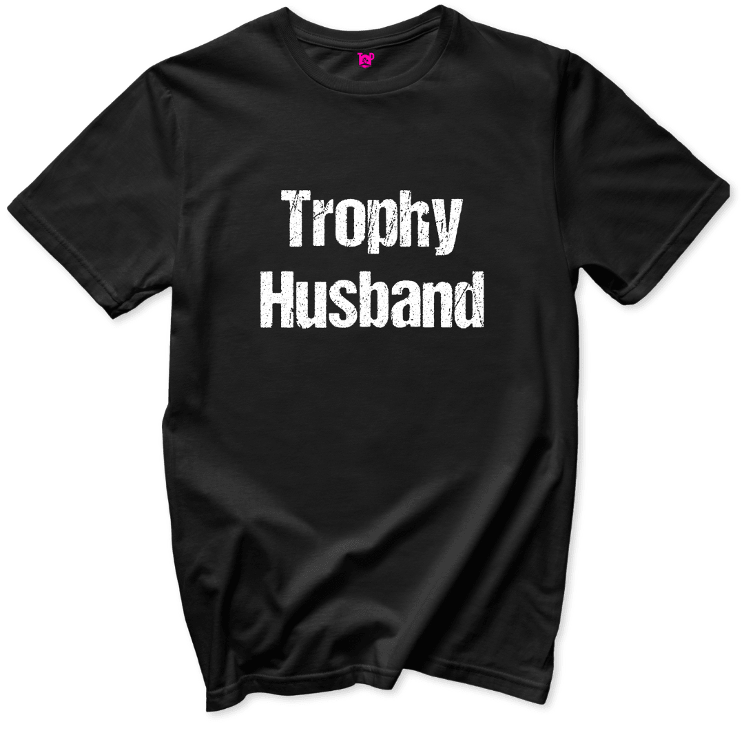 Printify T-Shirt Black / S Trophy Husband T-Shirt