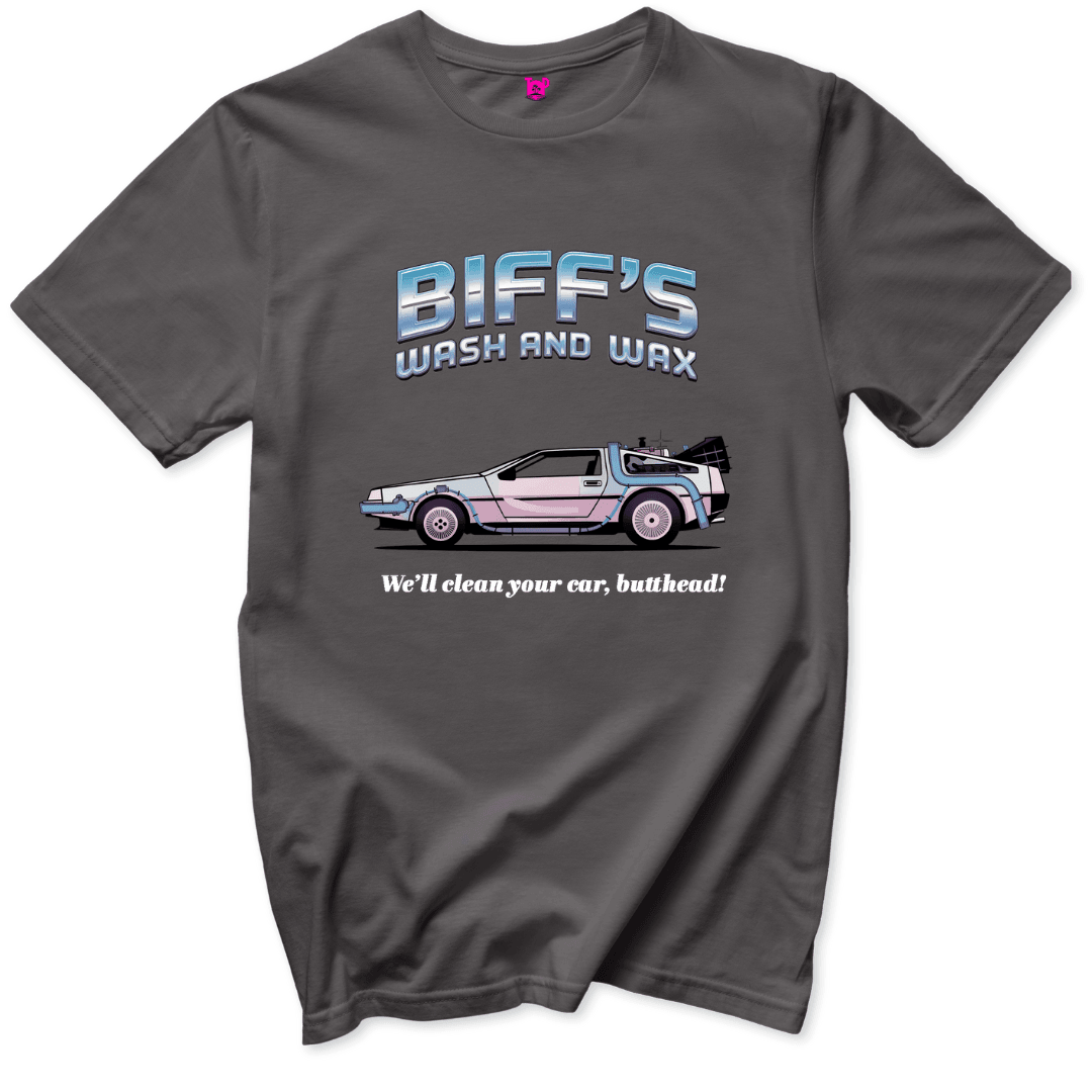 Biffs Wash and Wax T-Shirt - Throwback Paradise #