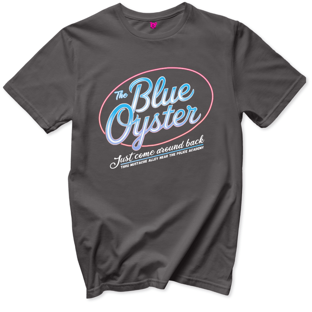 Blue Oyster T-Shirt - Throwback Paradise #