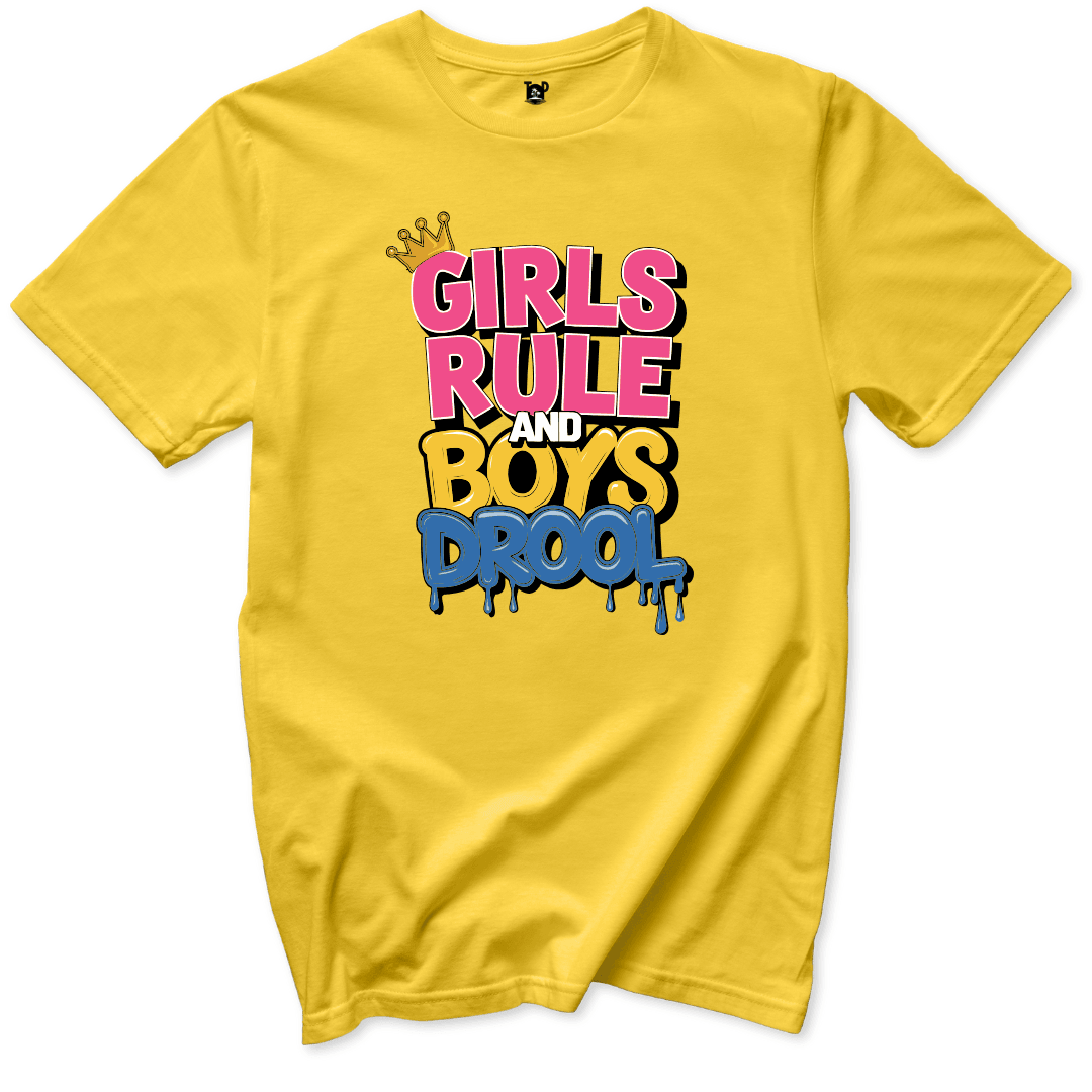 Girls Rule T-Shirt - Throwback Paradise #