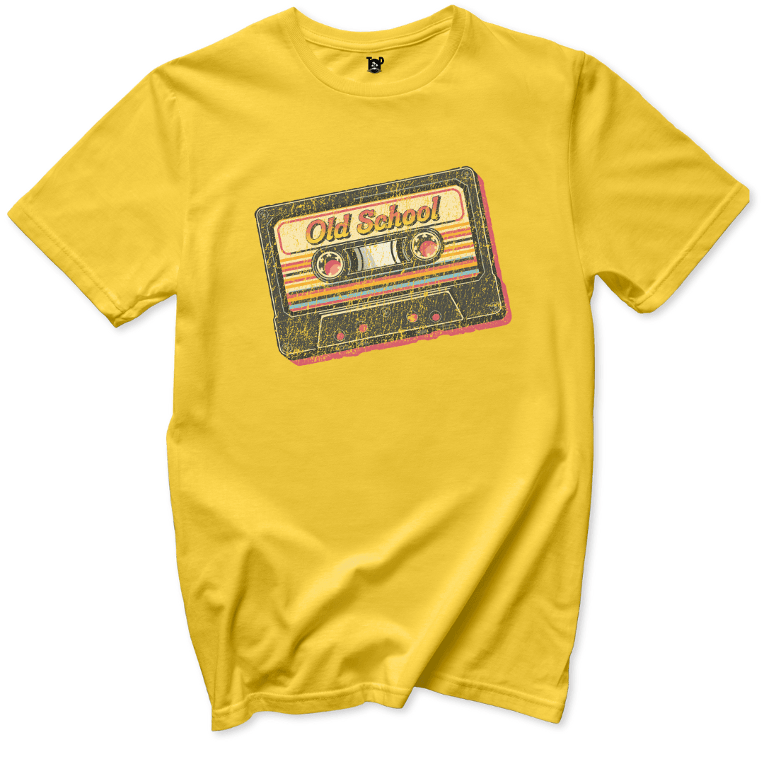 Old School Cassette T-Shirt - Throwback Paradise #