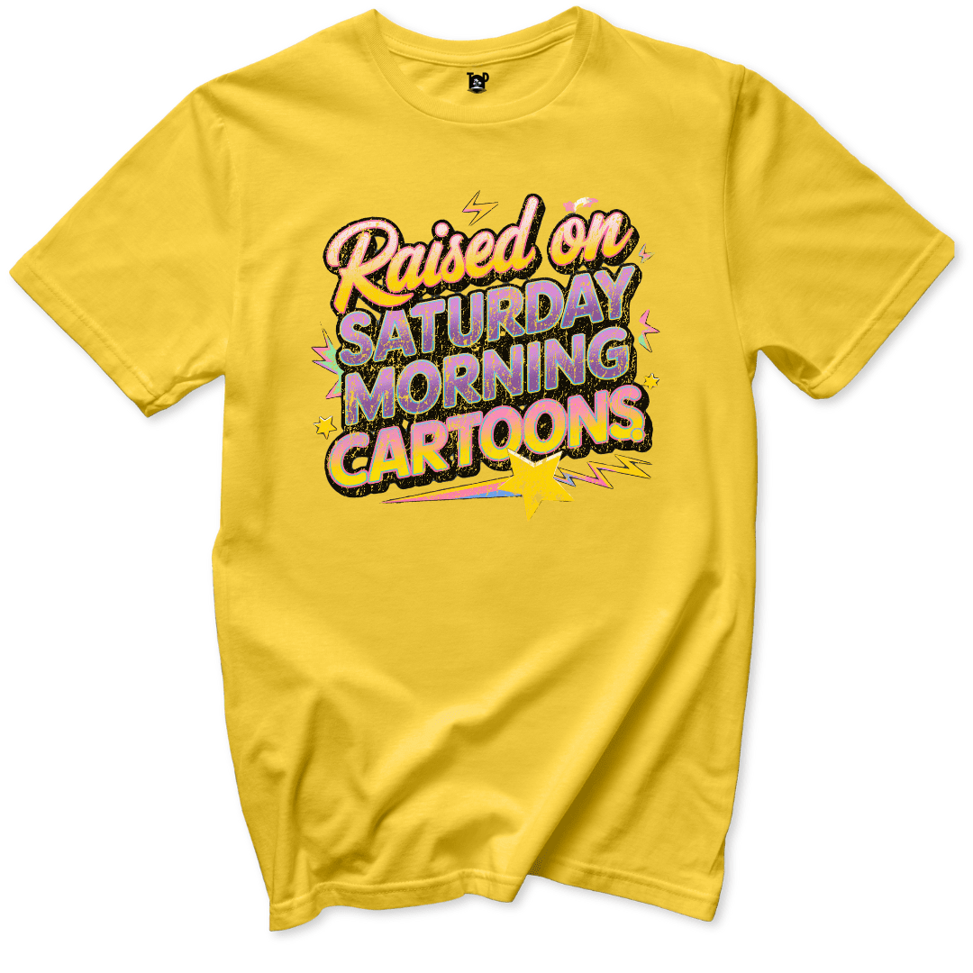 Saturday Morning Cartoons T-Shirt - Throwback Paradise #