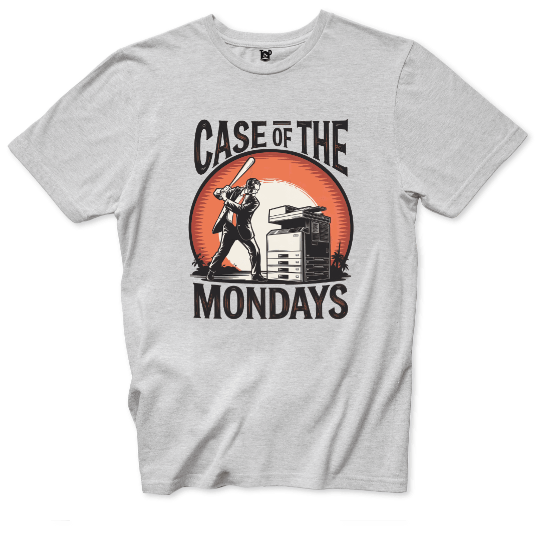 Printify T-Shirt Ice Grey / S Case of the Mondays T-Shirt