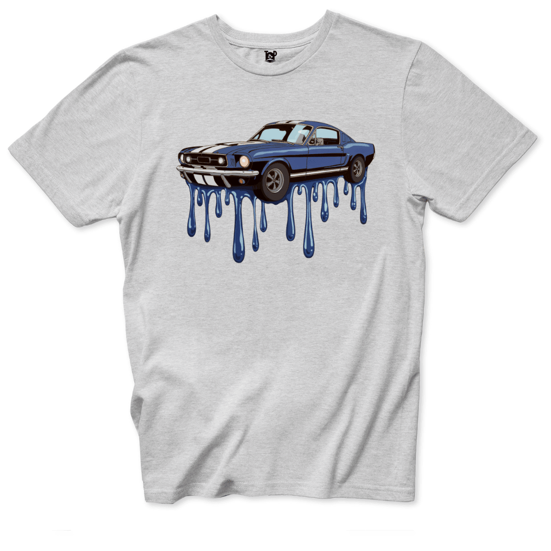 Dripping Muscle Car T-Shirt - Throwback Paradise #