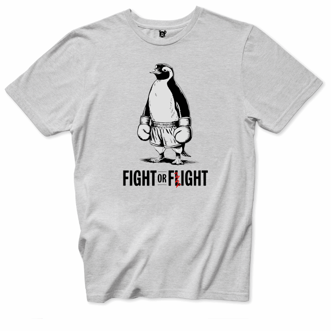 Printify T-Shirt Ice Grey / S Fight or Flight T-Shirt