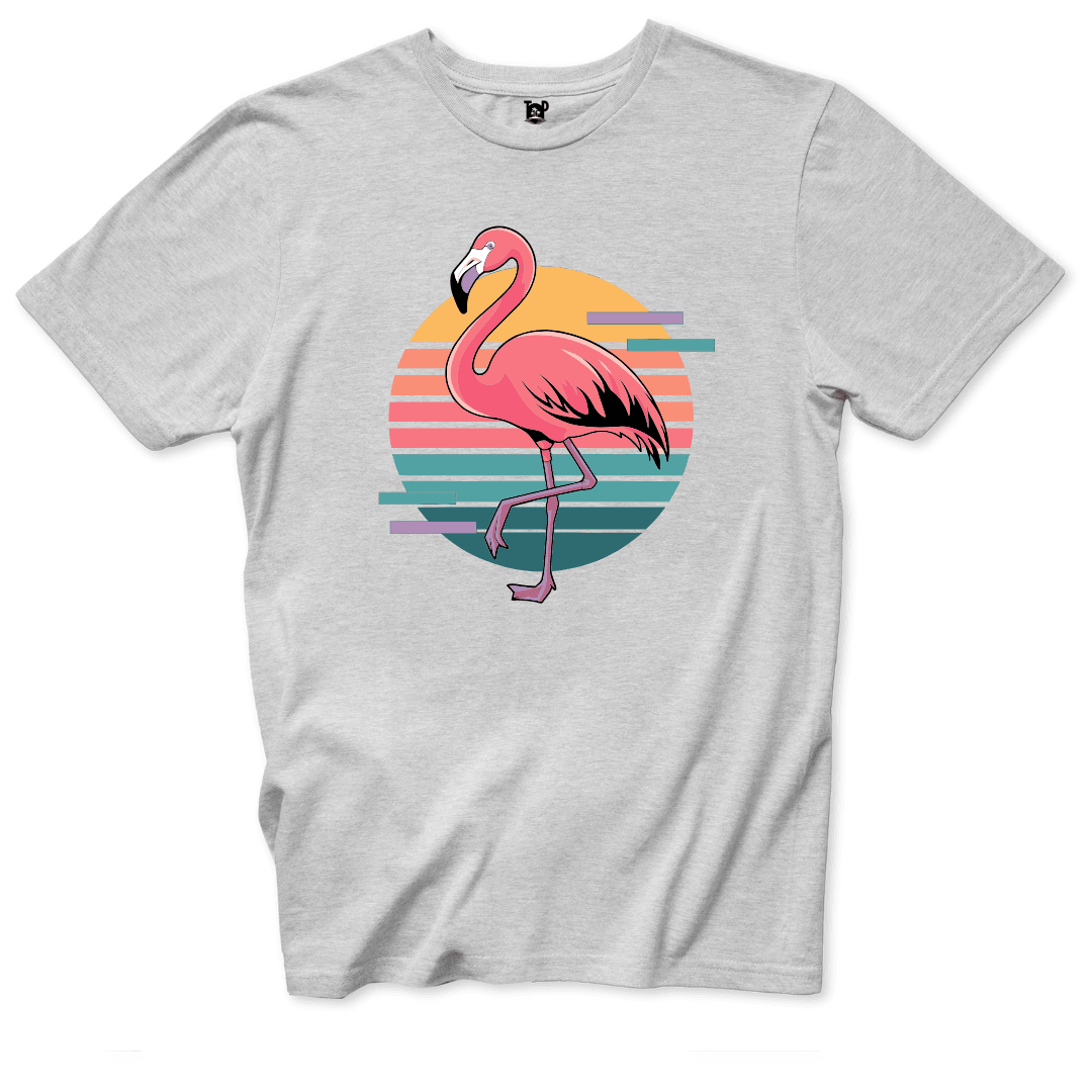 Retro Flamingo T-Shirt - Throwback Paradise #