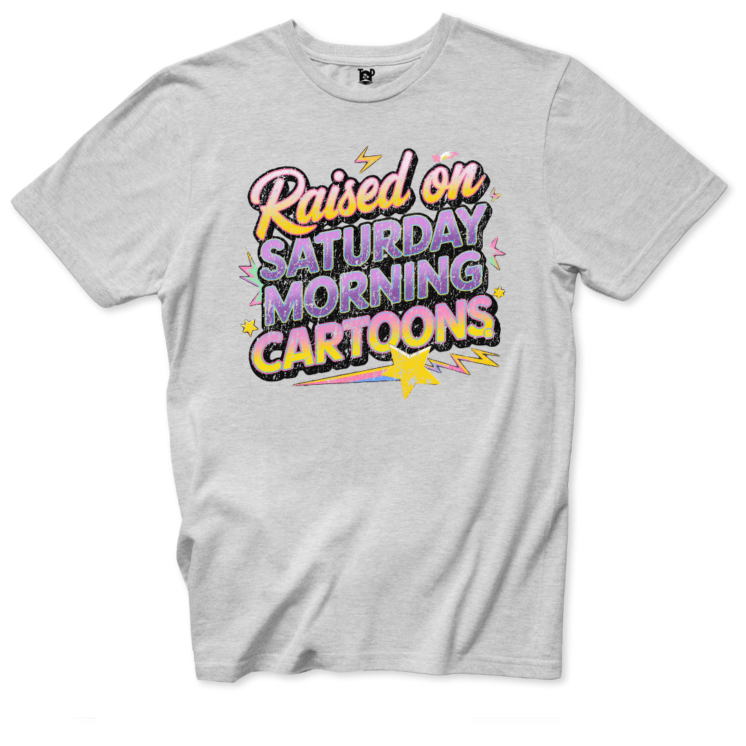 Saturday Morning Cartoons T-Shirt - Throwback Paradise #