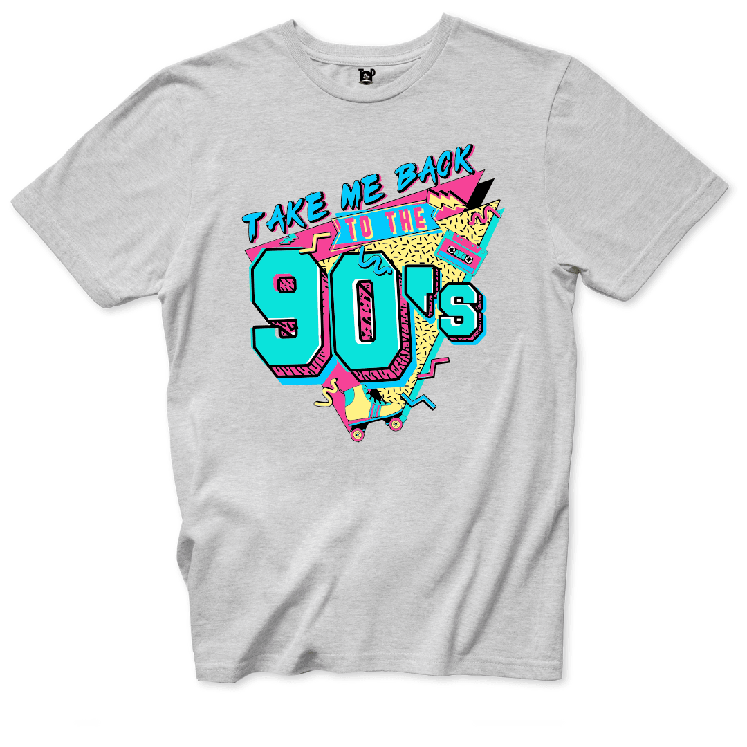 Take Me Back to the 90s T-Shirt - Throwback Paradise #