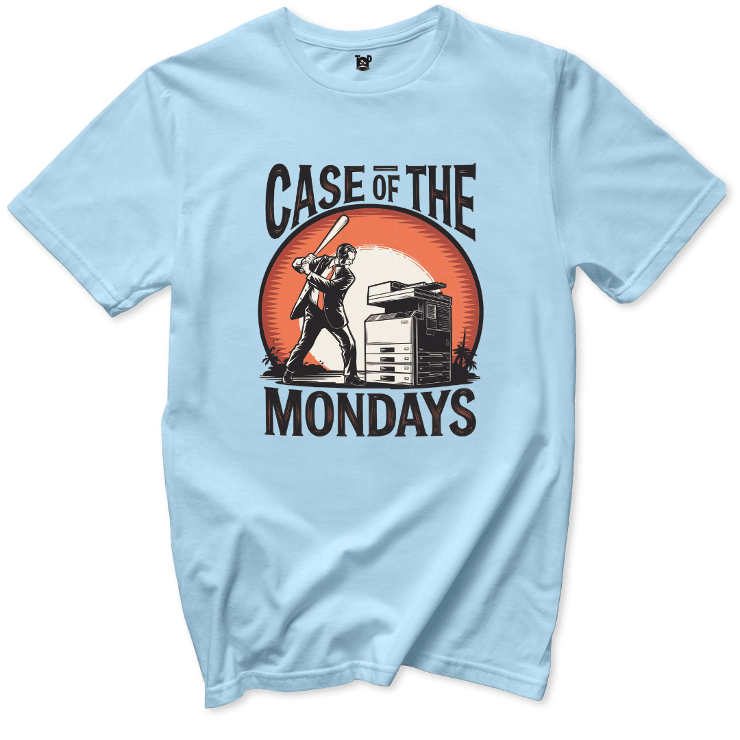 Printify T-Shirt Light Blue / S Case of the Mondays T-Shirt