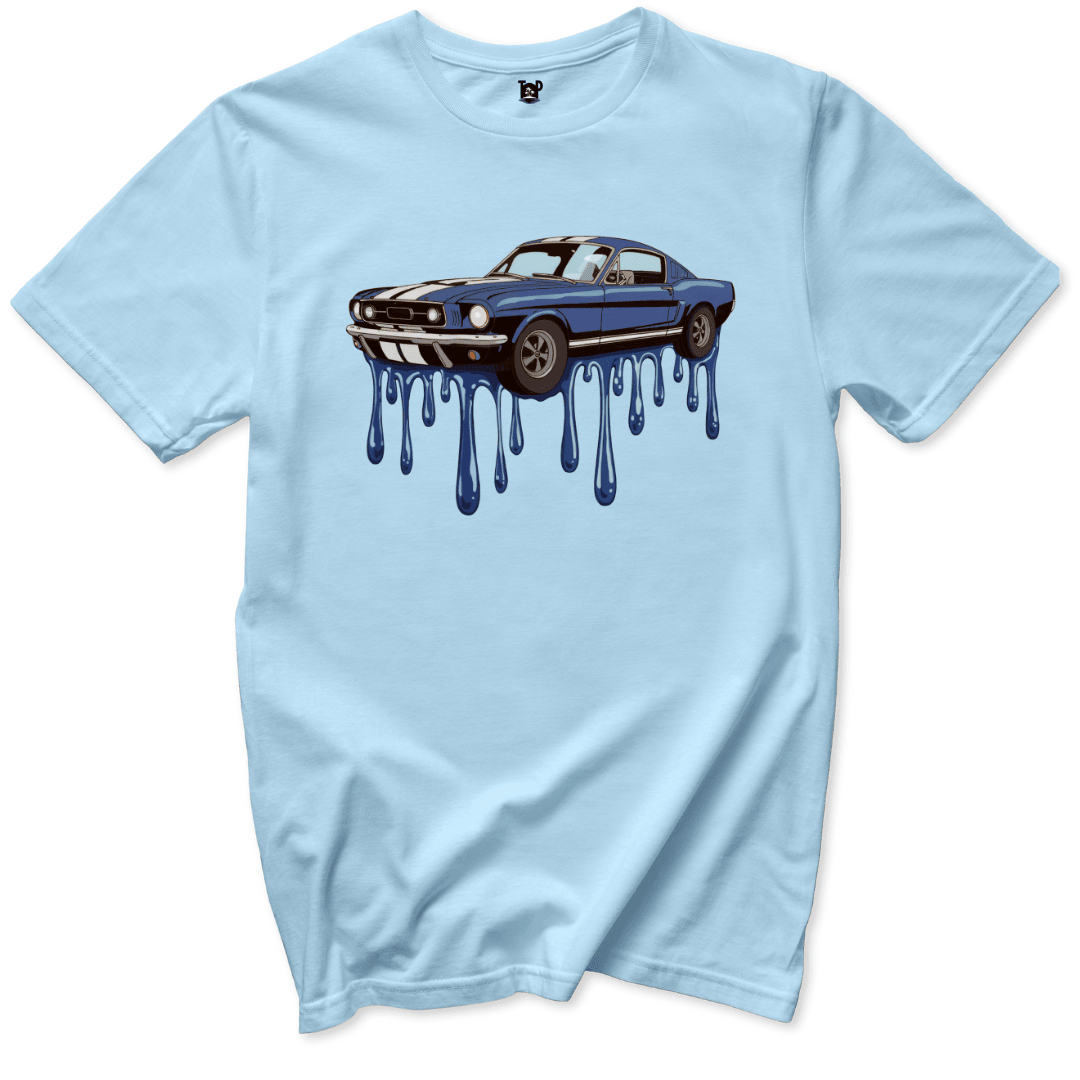 Dripping Muscle Car T-Shirt - Throwback Paradise #