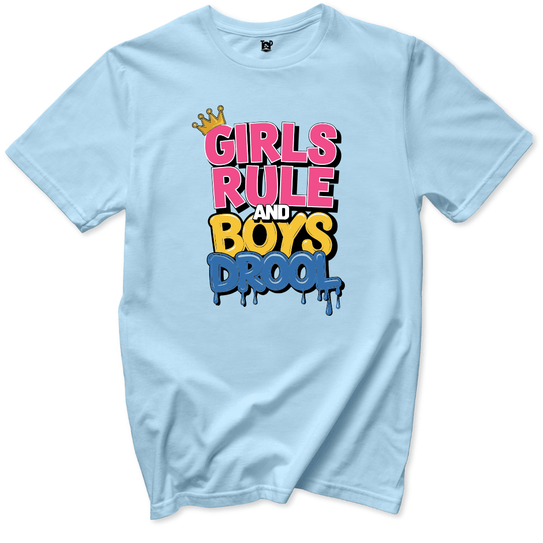 Girls Rule T-Shirt - Throwback Paradise #