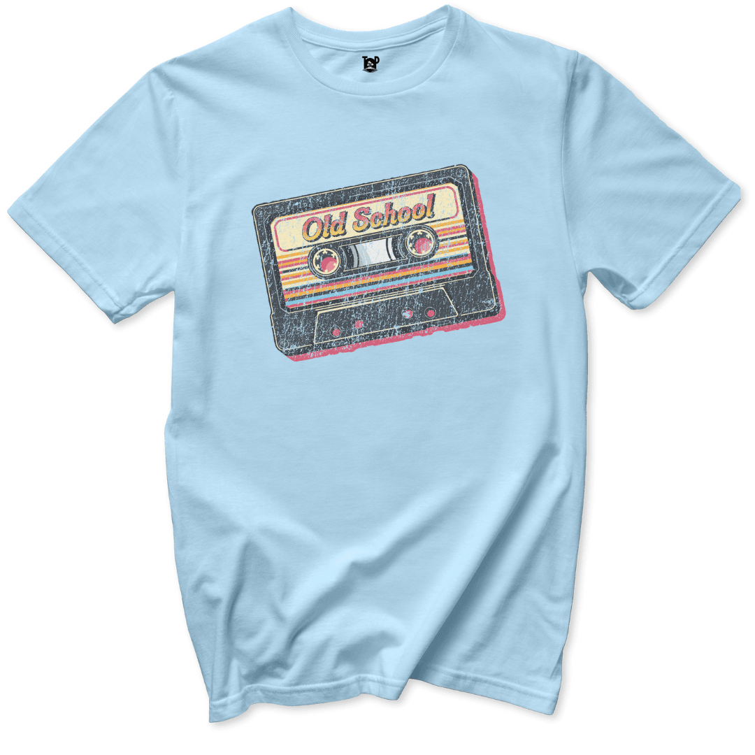 Old School Cassette T-Shirt - Throwback Paradise #