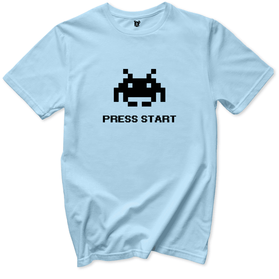 Press Start T-Shirt - Throwback Paradise #