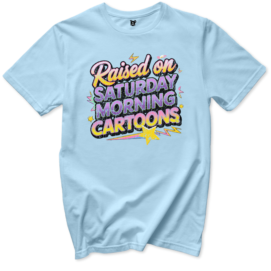 Saturday Morning Cartoons T-Shirt - Throwback Paradise #