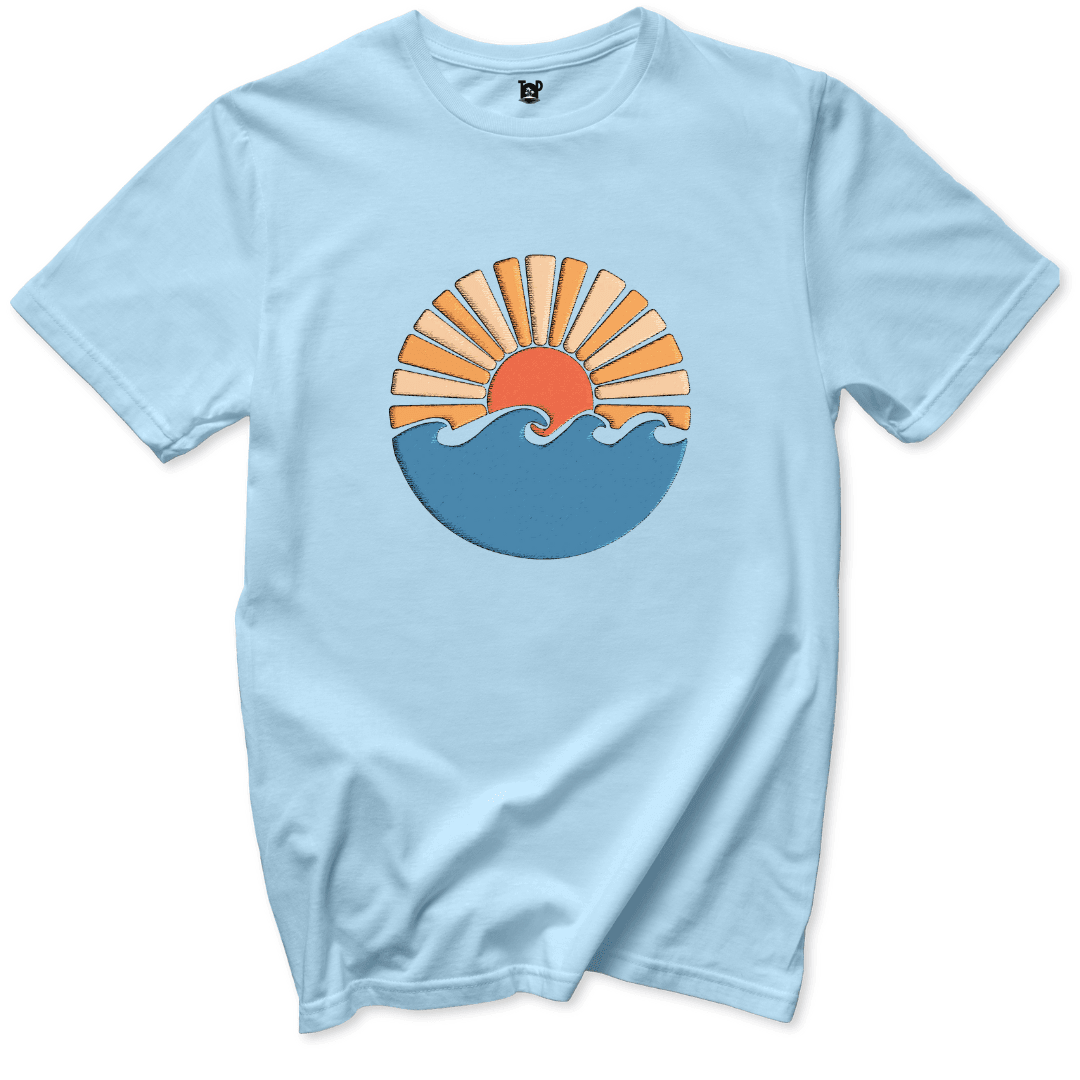 Sun and Sea T-Shirt - Throwback Paradise #