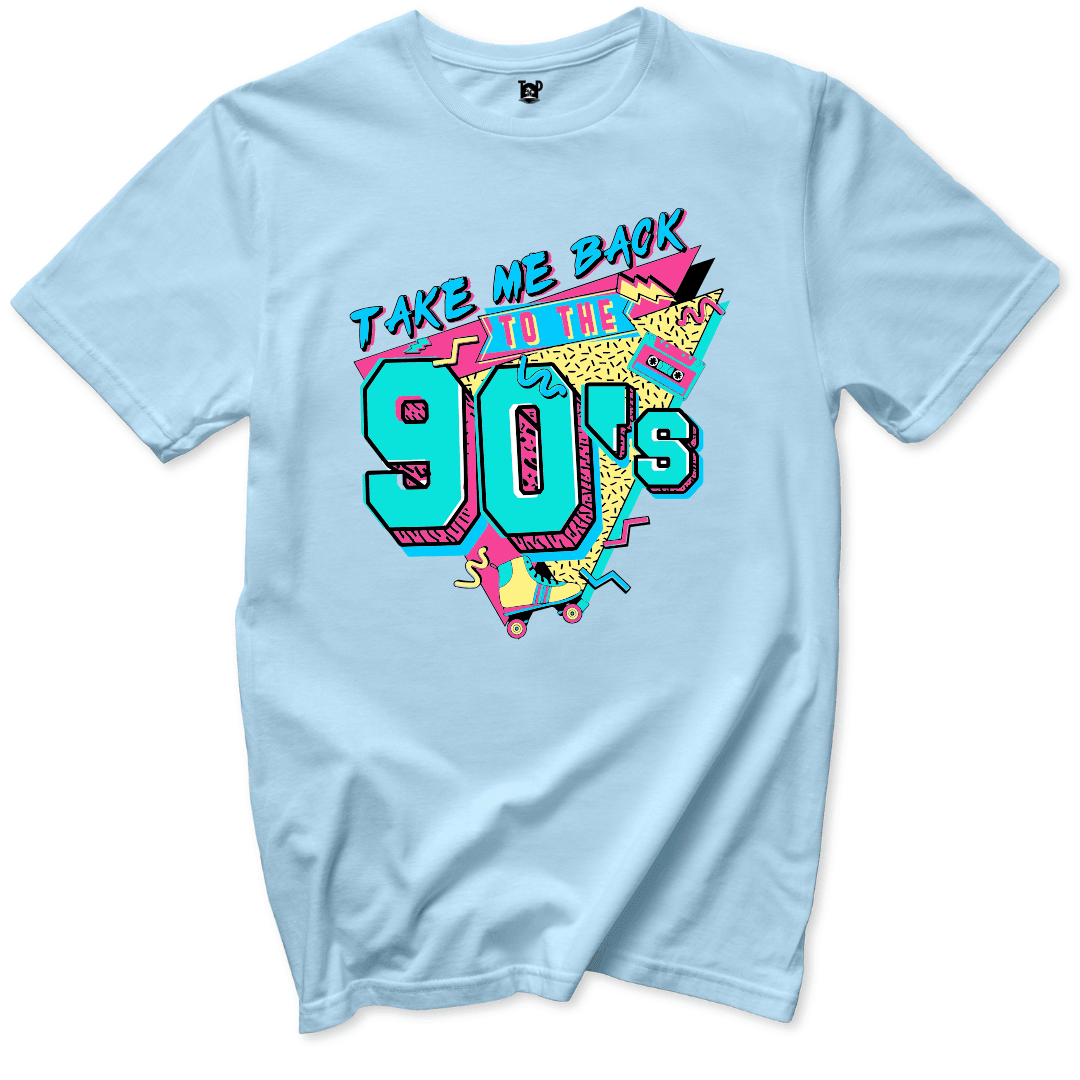 Take Me Back to the 90s T-Shirt - Throwback Paradise #