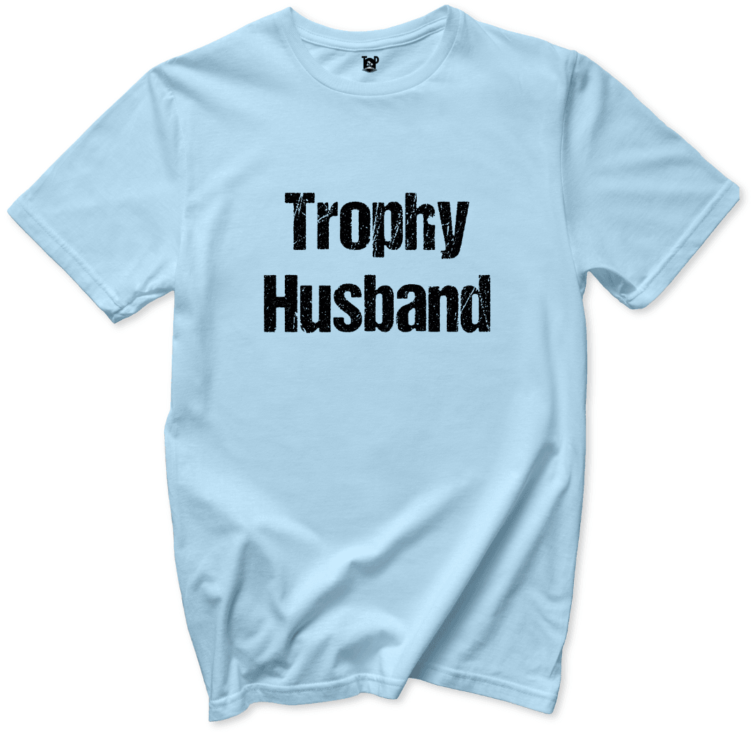 Printify T-Shirt Light Blue / S Trophy Husband T-Shirt