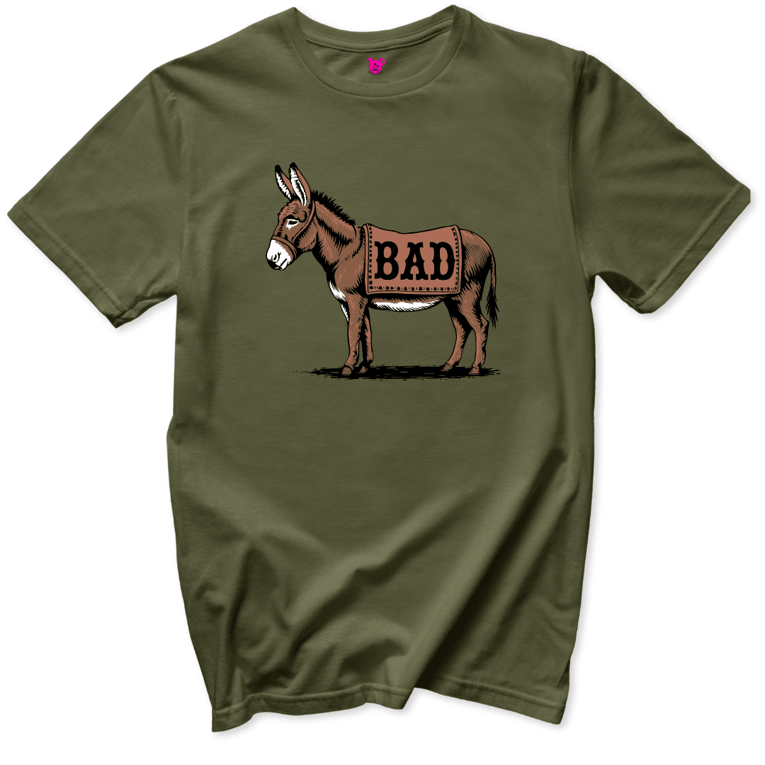 Printify T-Shirt Military Green / S Bad Ass T-Shirt