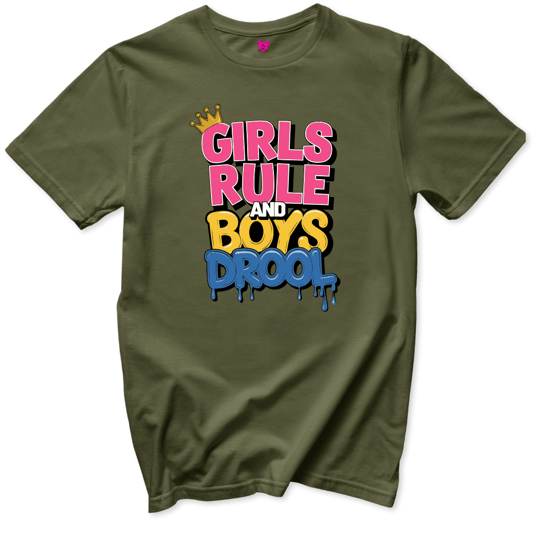 Girls Rule T-Shirt - Throwback Paradise #