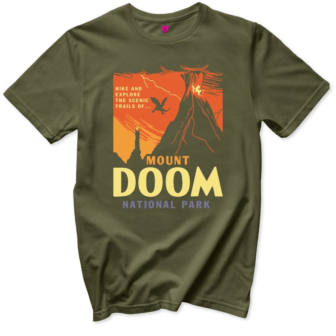 Mt Doom National Park T-Shirt - Throwback Paradise #