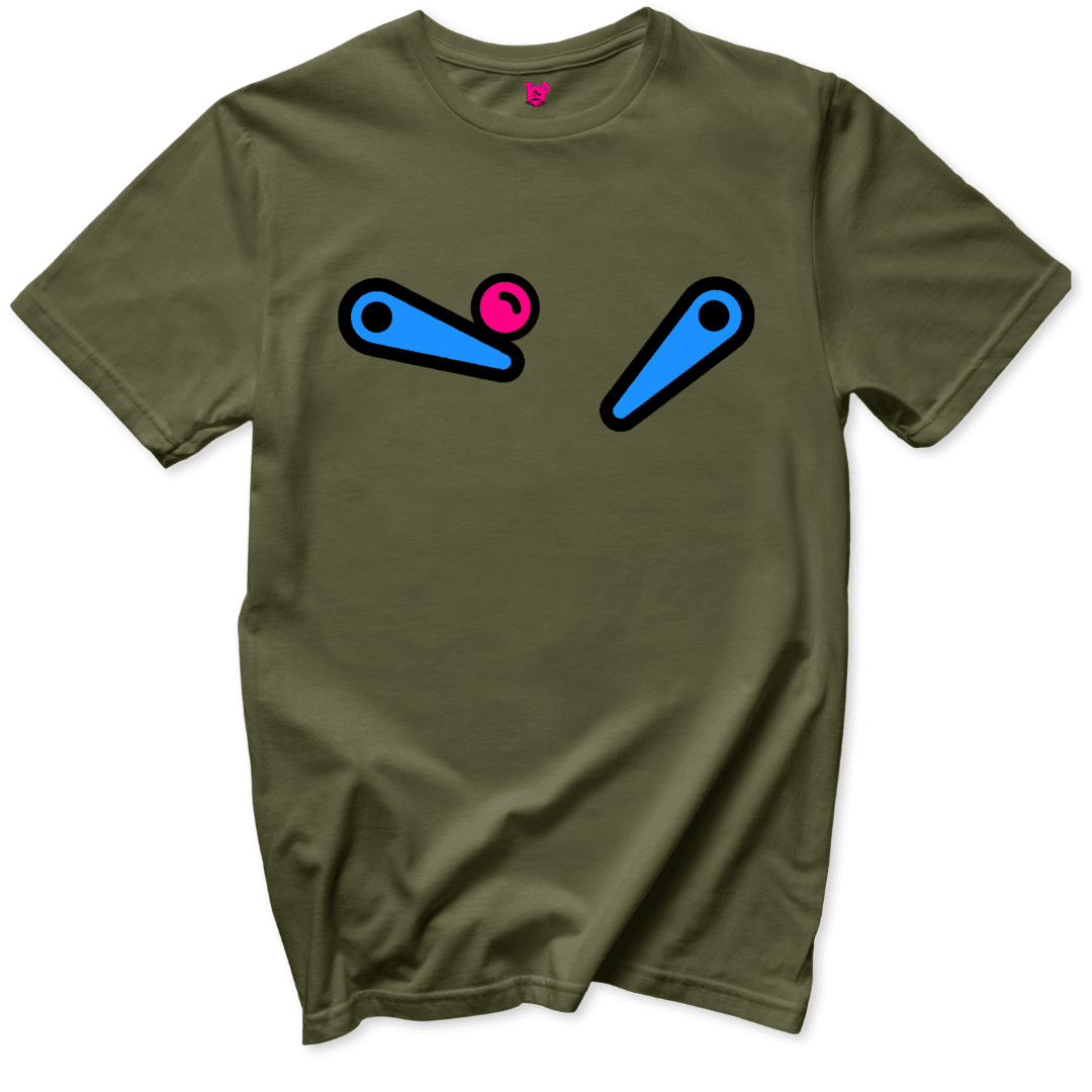 Printify T-Shirt Military Green / S Pinball Fan Unisex T-Shirt