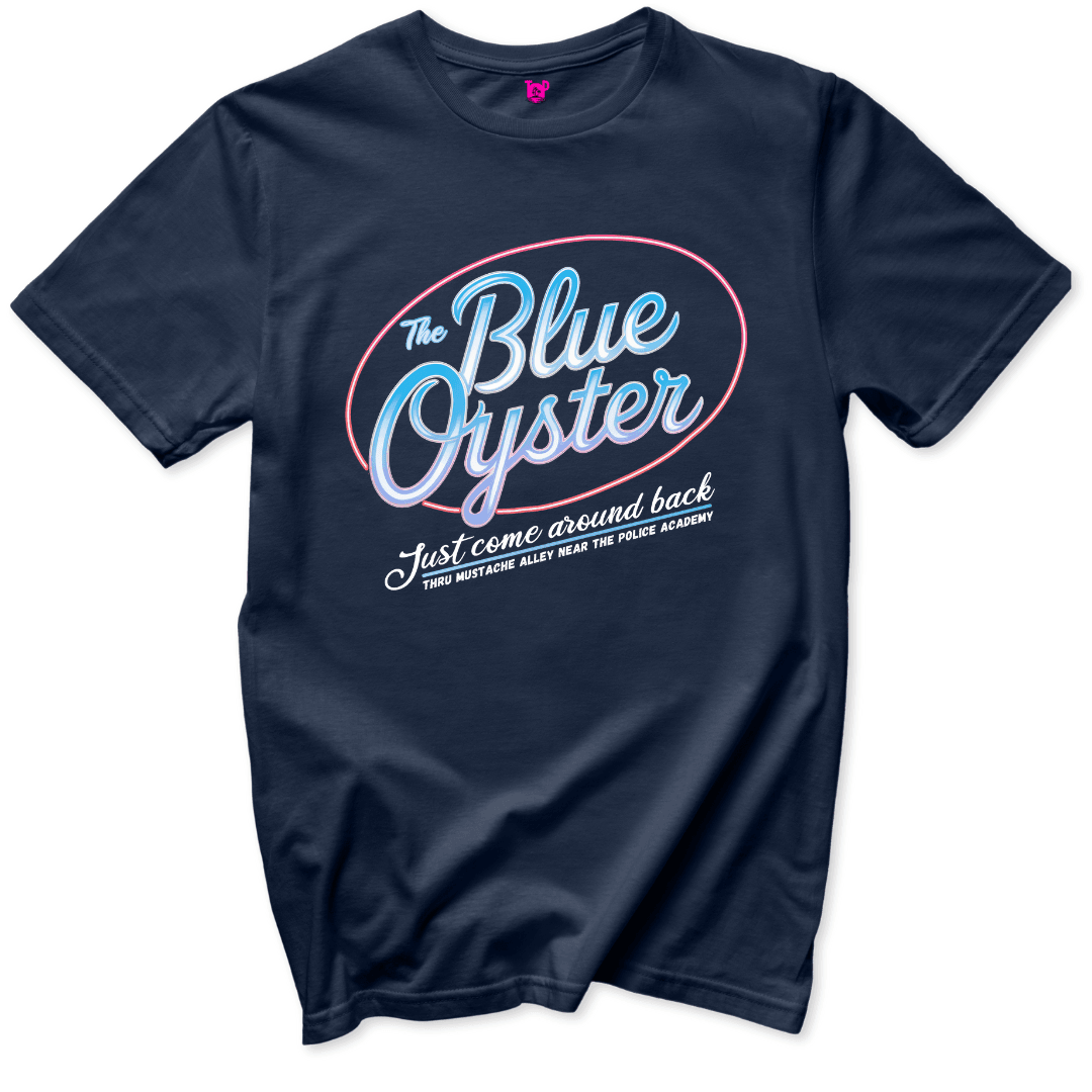 Blue Oyster T-Shirt - Throwback Paradise #