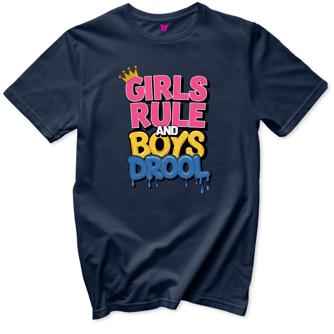 Girls Rule T-Shirt - Throwback Paradise #