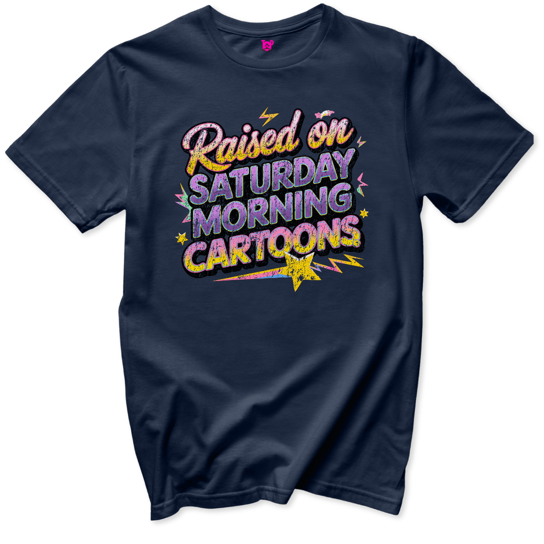 Saturday Morning Cartoons T-Shirt - Throwback Paradise #