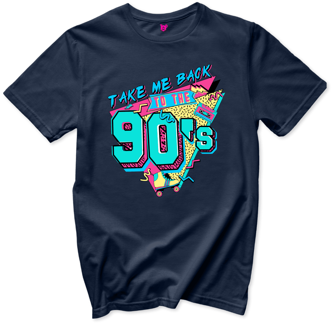 Take Me Back to the 90s T-Shirt - Throwback Paradise #