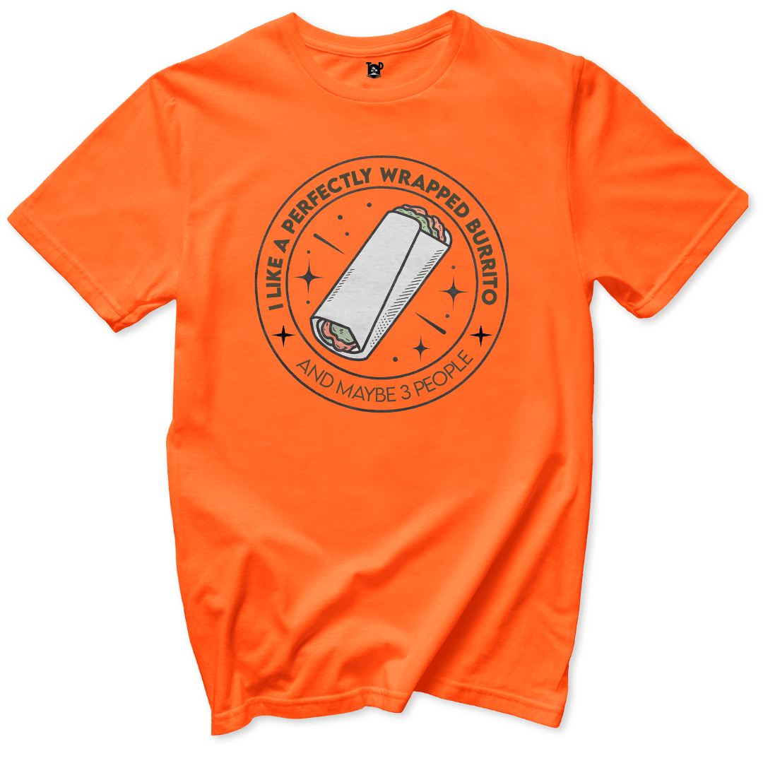 Printify T-Shirt Orange / S Burrito T-Shirt