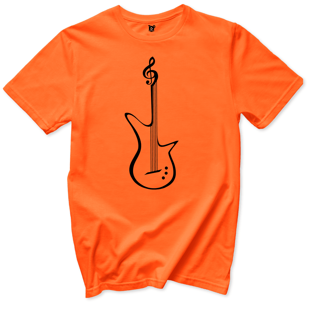 Printify T-Shirt Orange / S Guitar T-Shirt