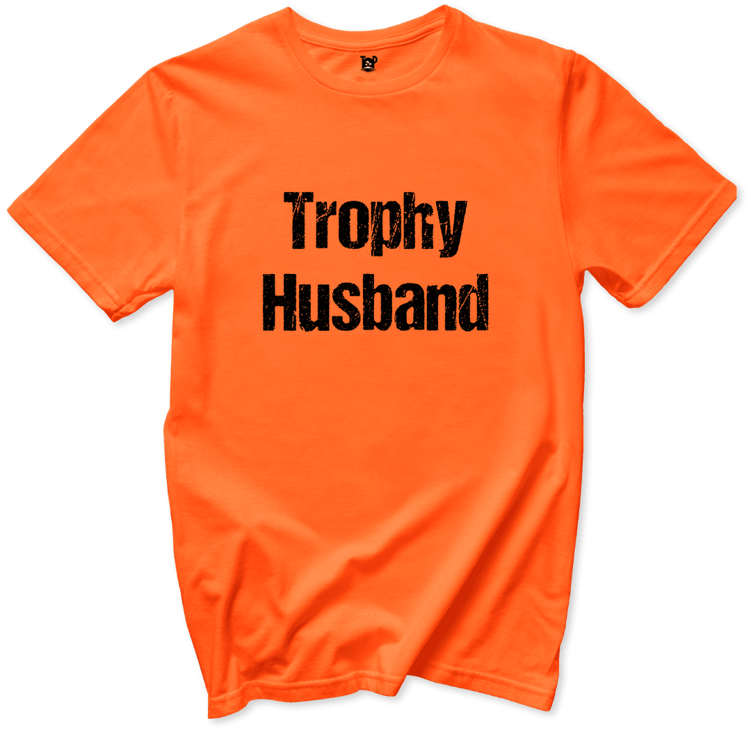 Printify T-Shirt Orange / S Trophy Husband T-Shirt