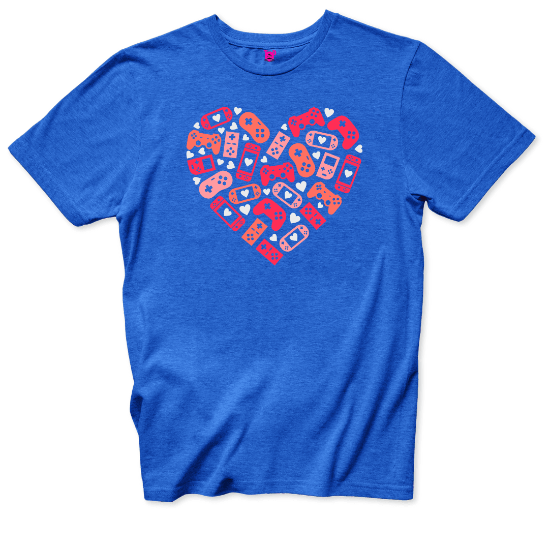 Controller Heart T-Shirt - Throwback Paradise #