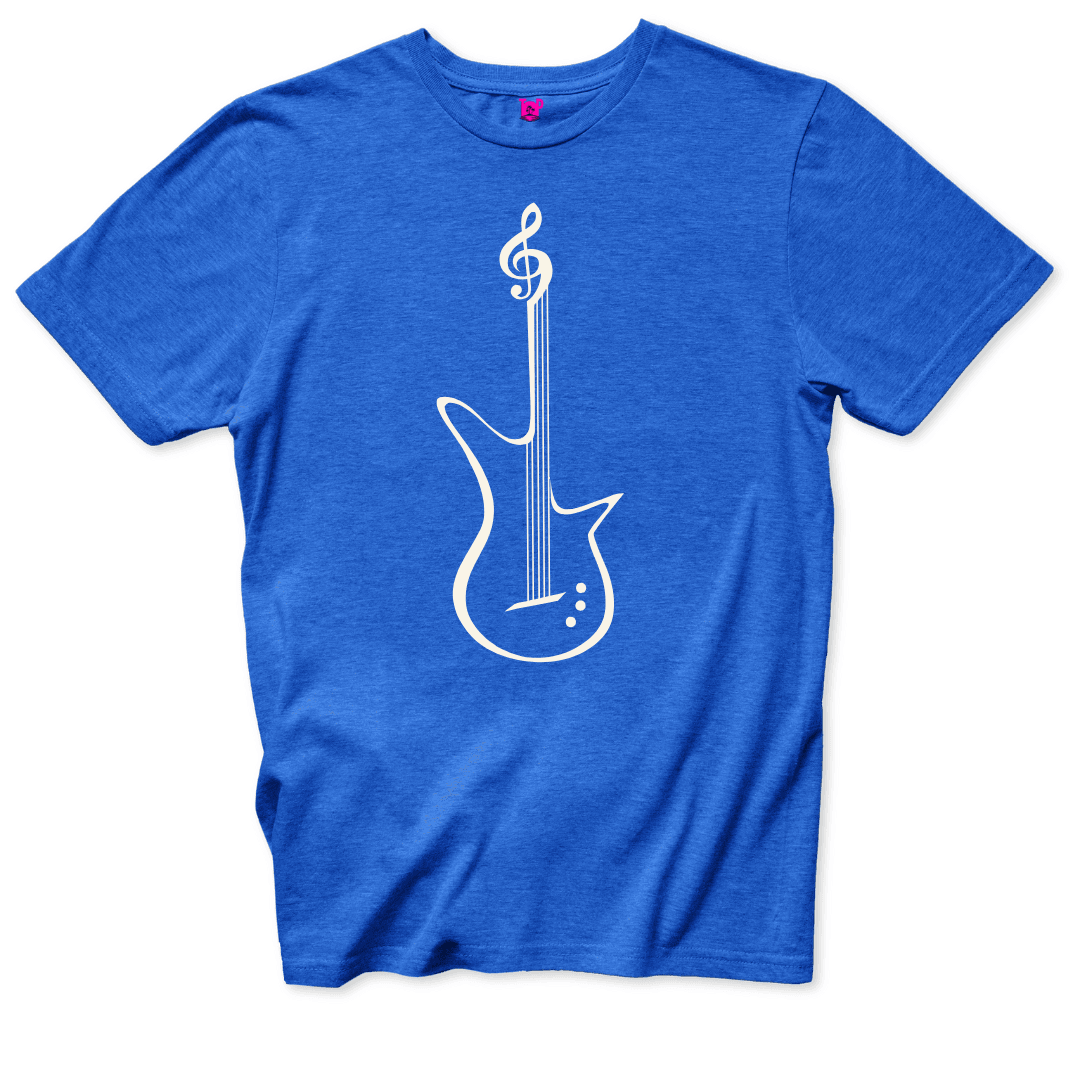 Printify T-Shirt Royal / S Guitar T-Shirt