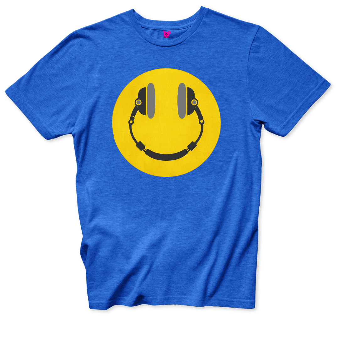 Printify T-Shirt Royal / S Happy Face T-Shirt