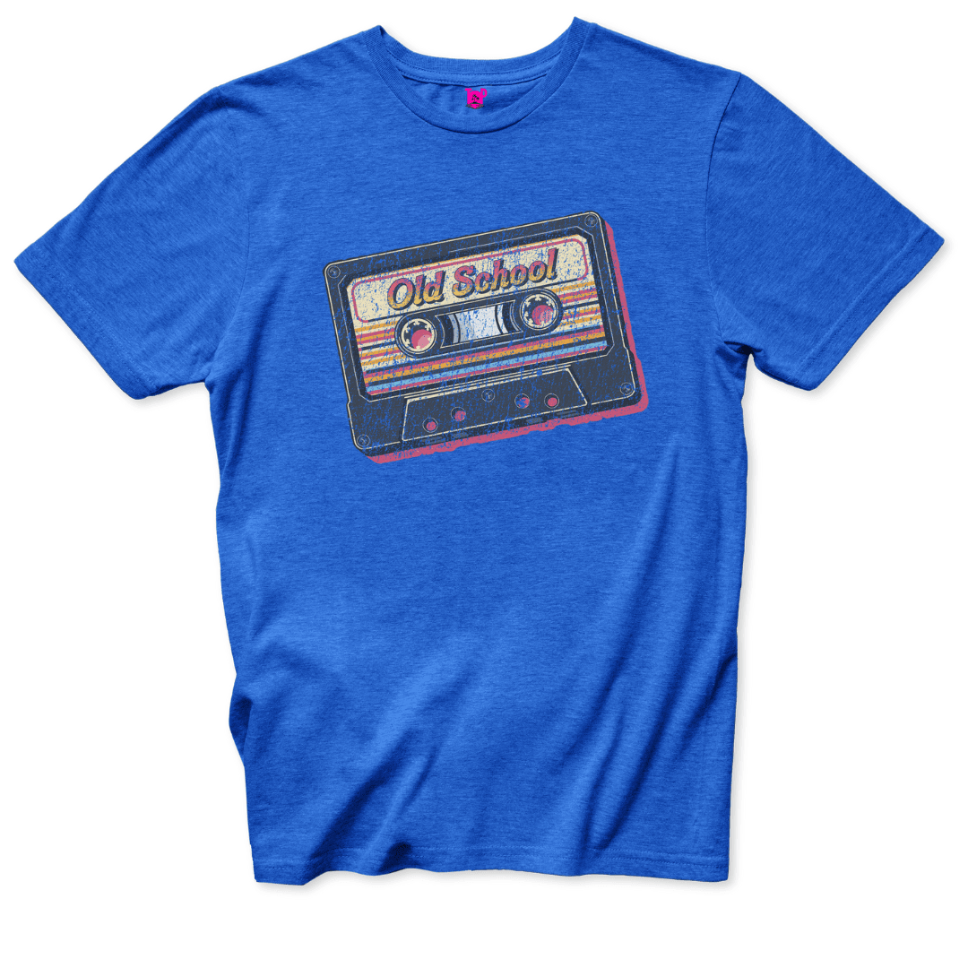 Old School Cassette T-Shirt - Throwback Paradise #