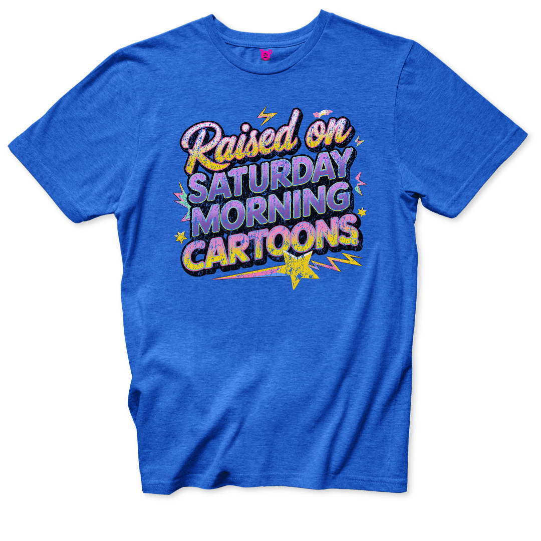 Saturday Morning Cartoons T-Shirt - Throwback Paradise #