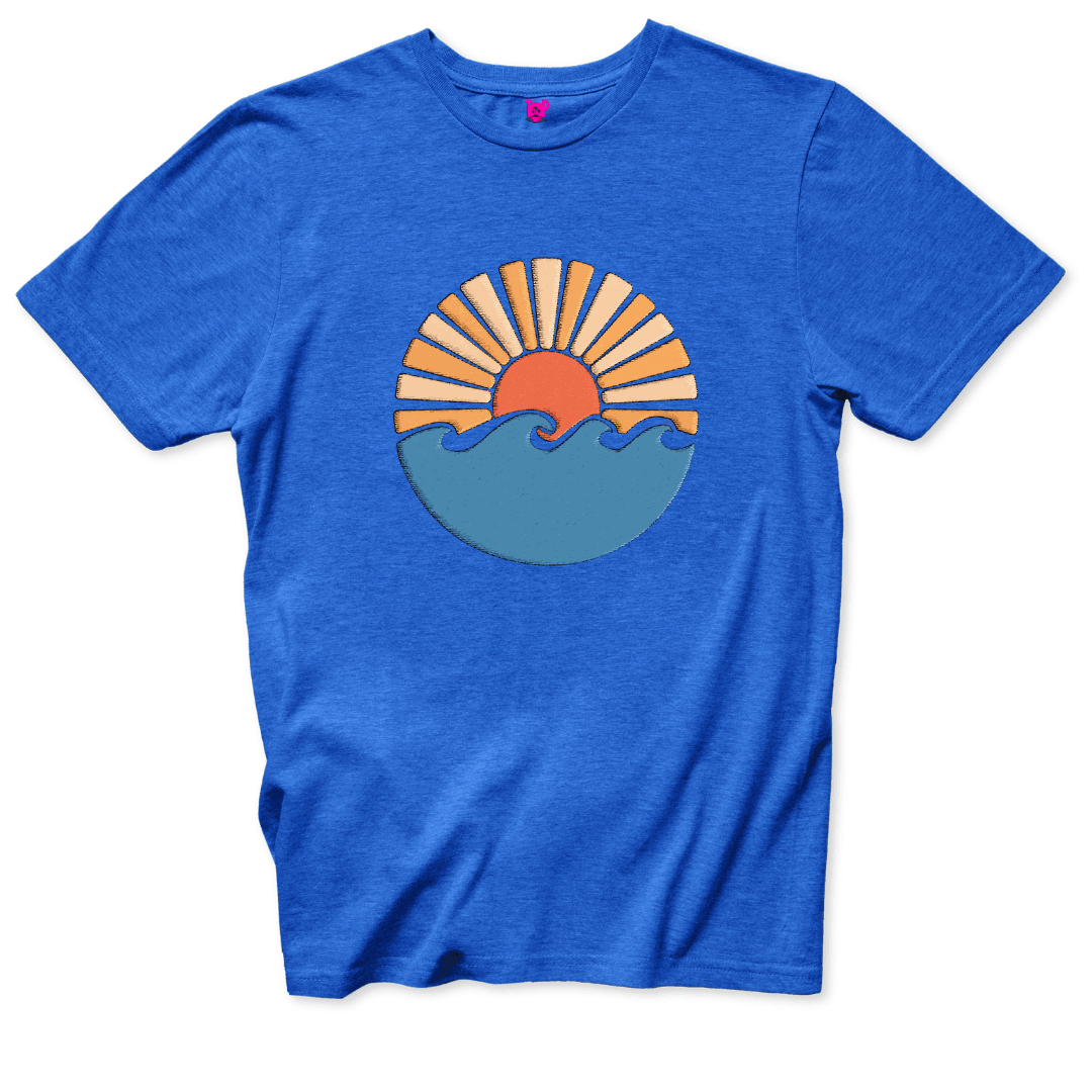 Sun and Sea T-Shirt - Throwback Paradise #