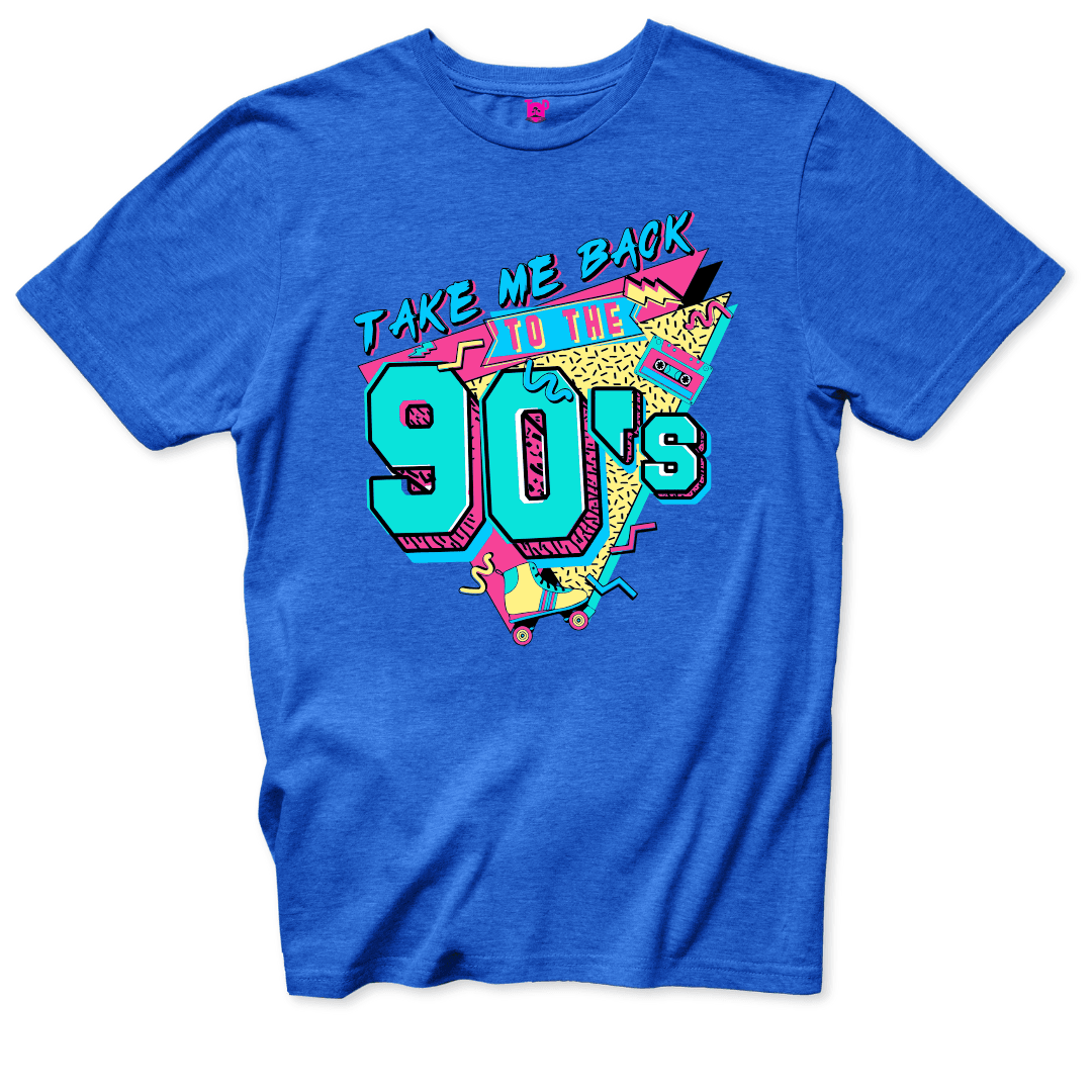 Take Me Back to the 90s T-Shirt - Throwback Paradise #