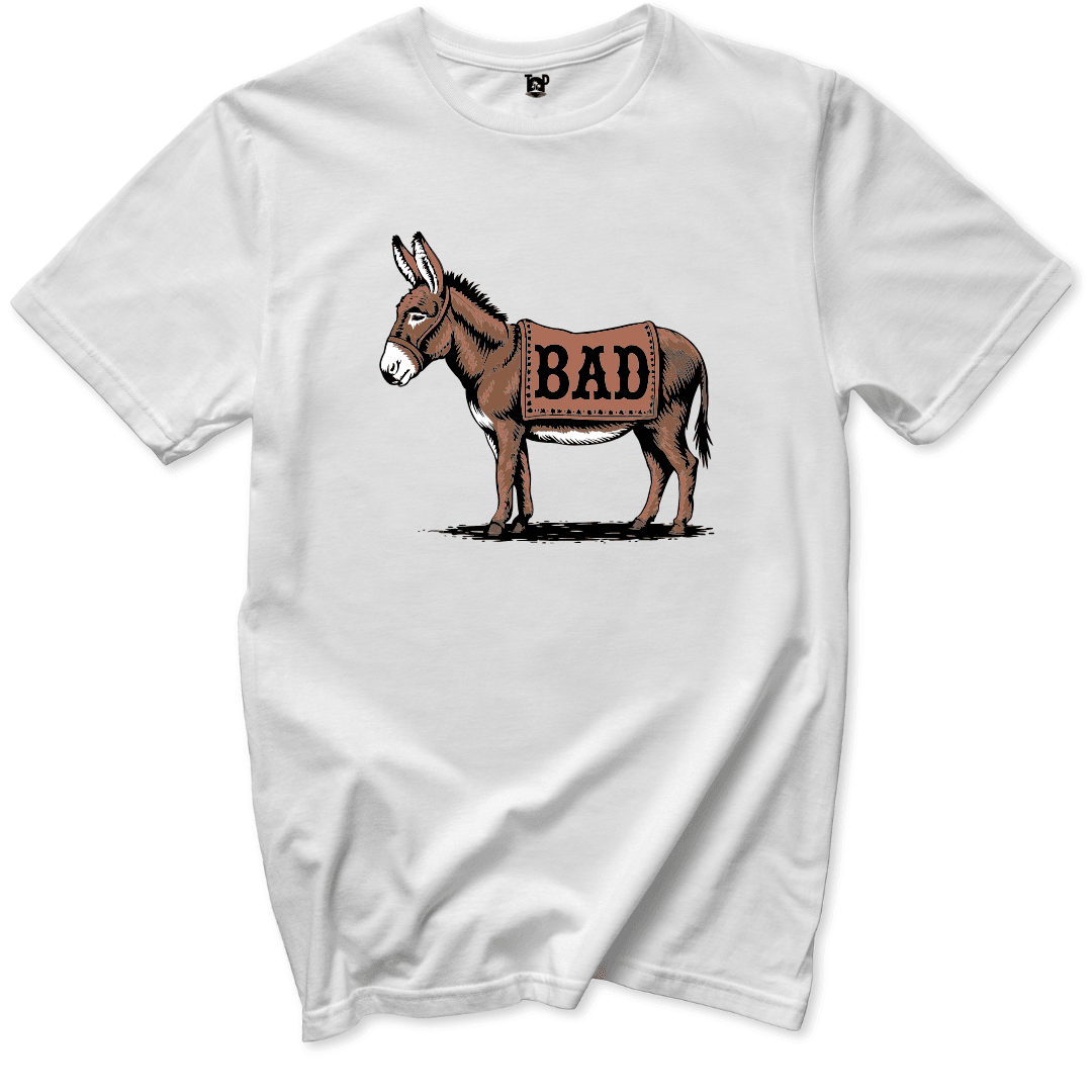 Printify T-Shirt White / S Bad Ass T-Shirt