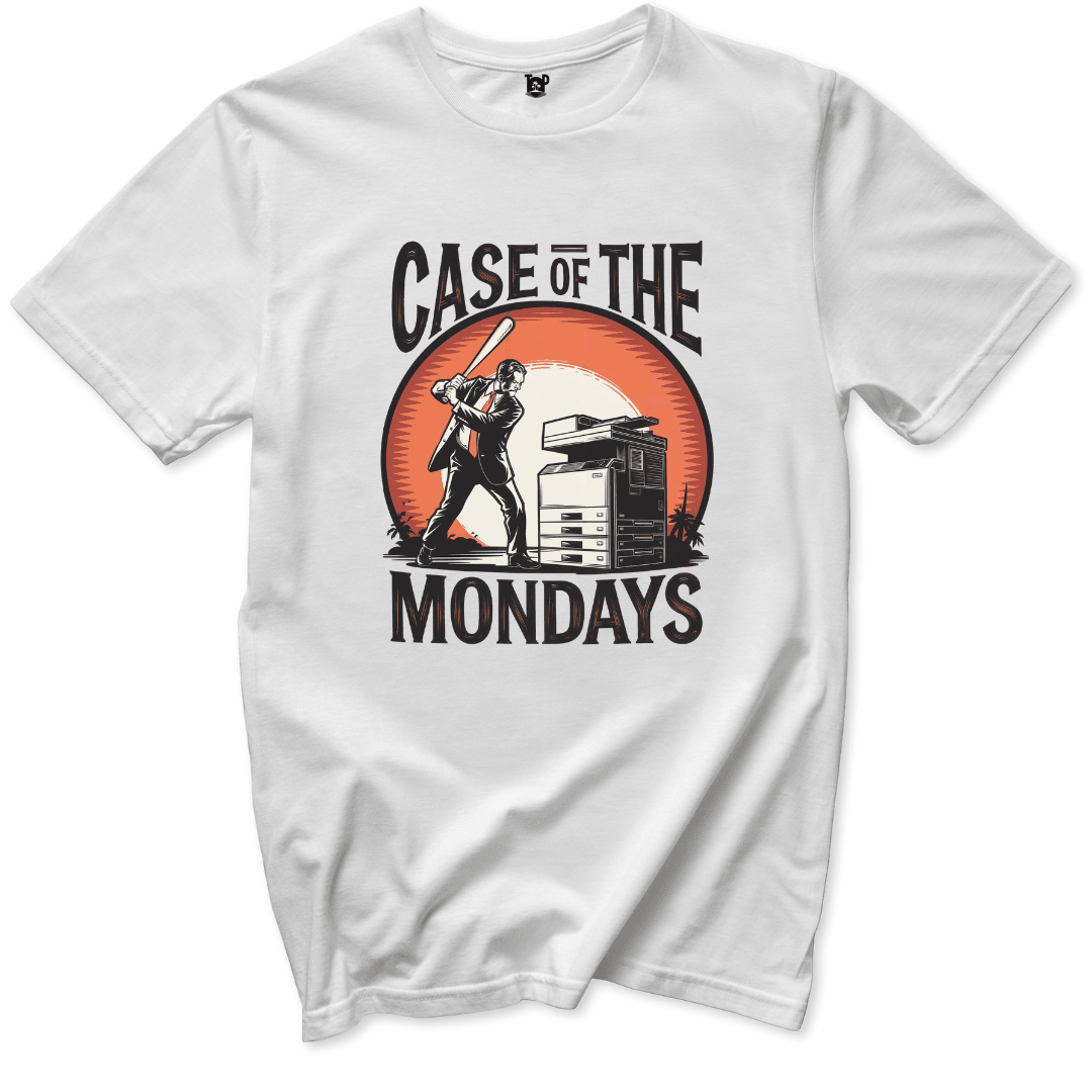 Printify T-Shirt White / S Case of the Mondays T-Shirt