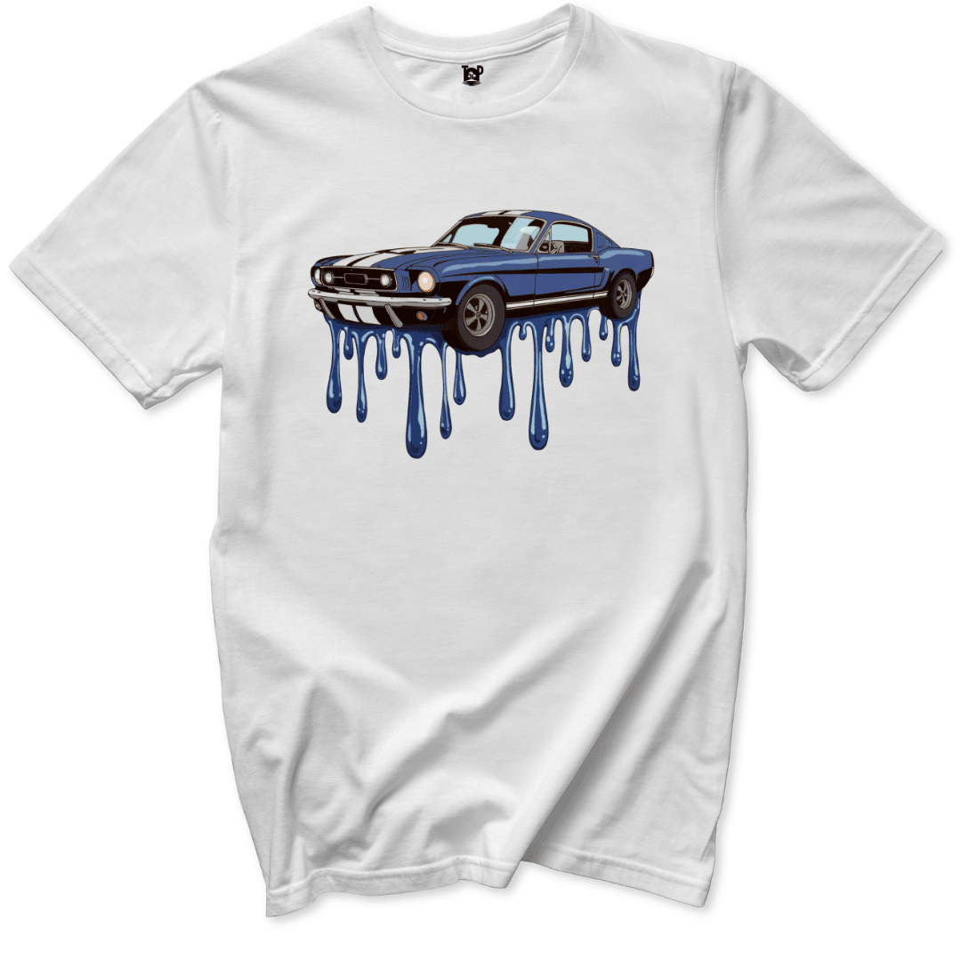 Dripping Muscle Car T-Shirt - Throwback Paradise #