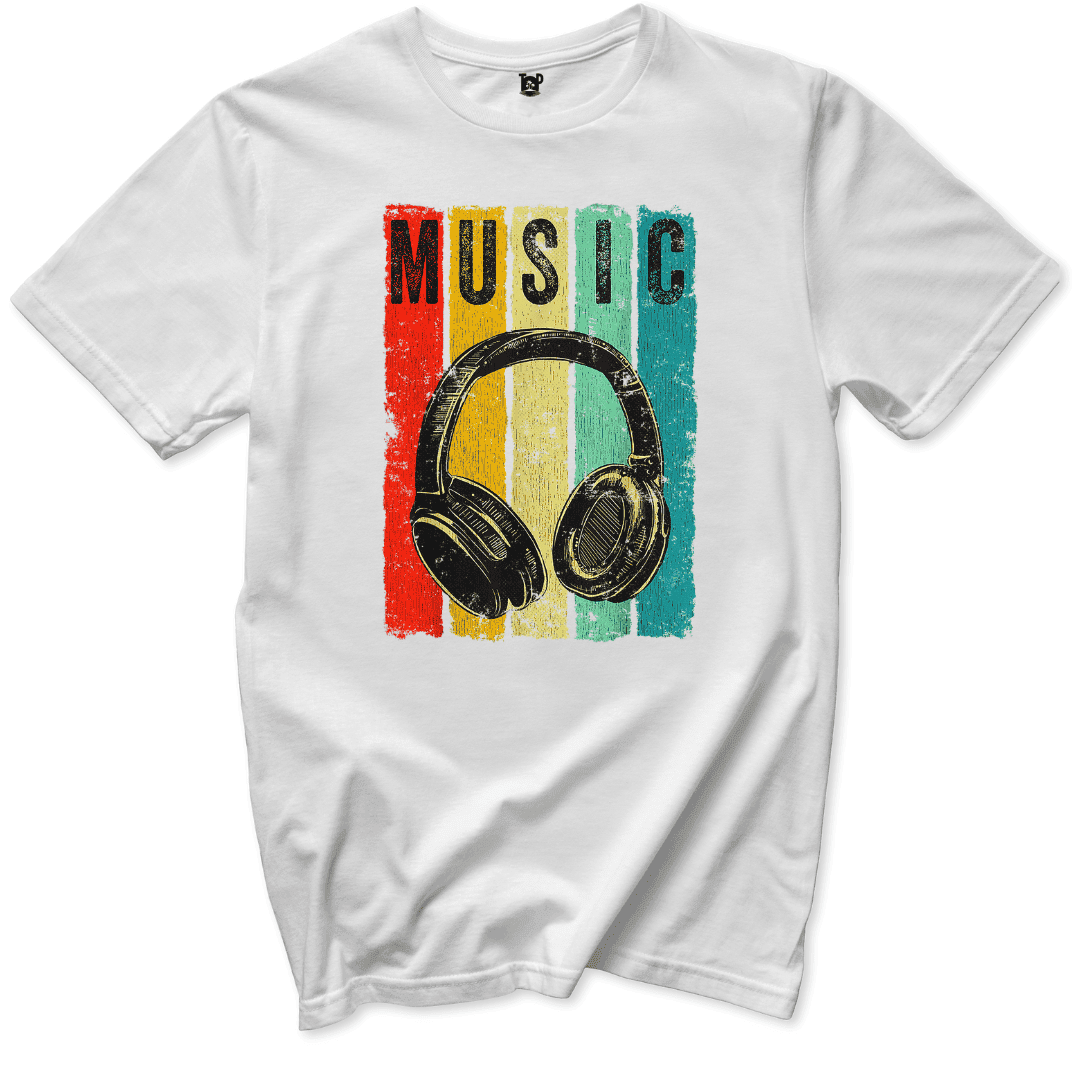 Music T-Shirt - Throwback Paradise #