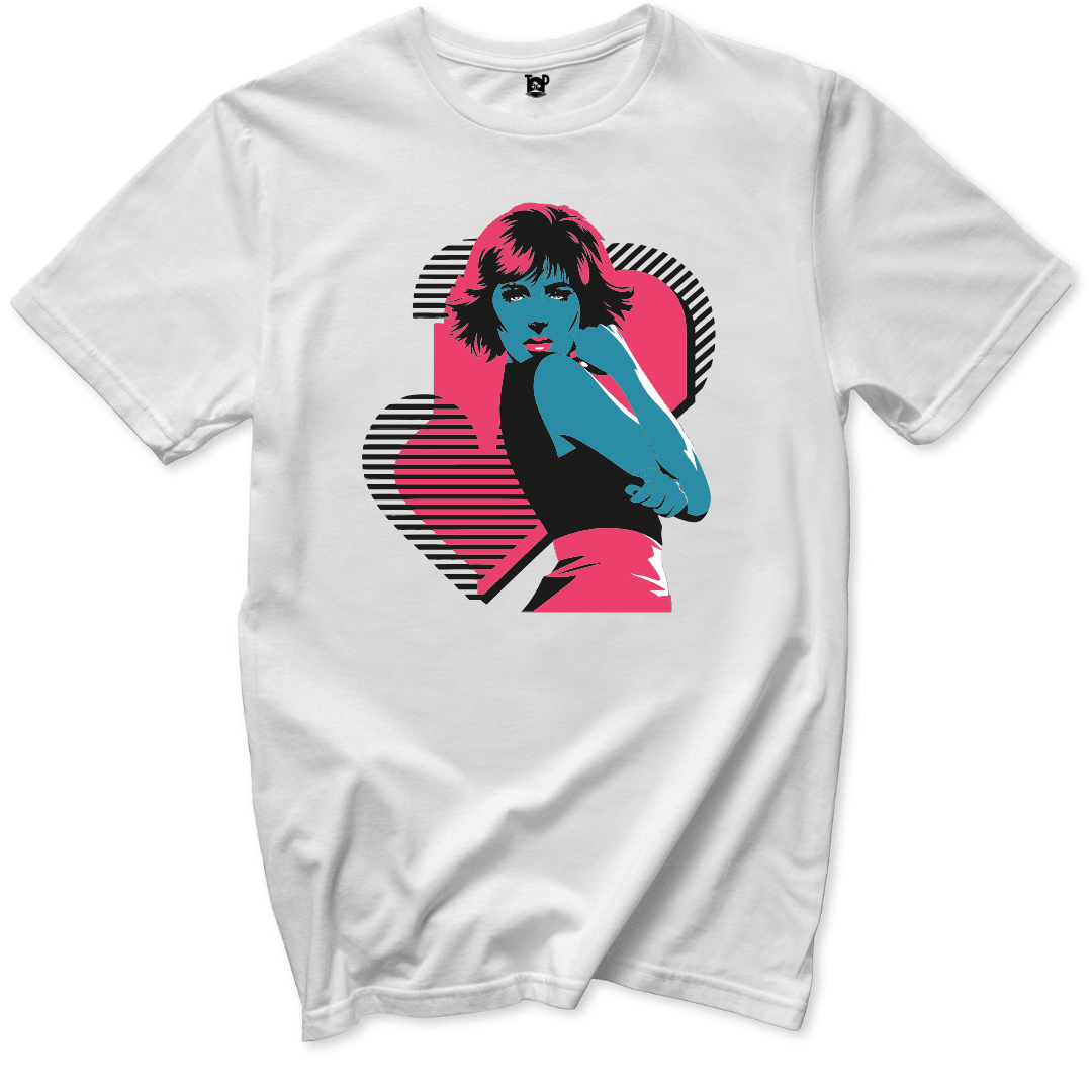 New Wave Girl  T-Shirt - Throwback Paradise #