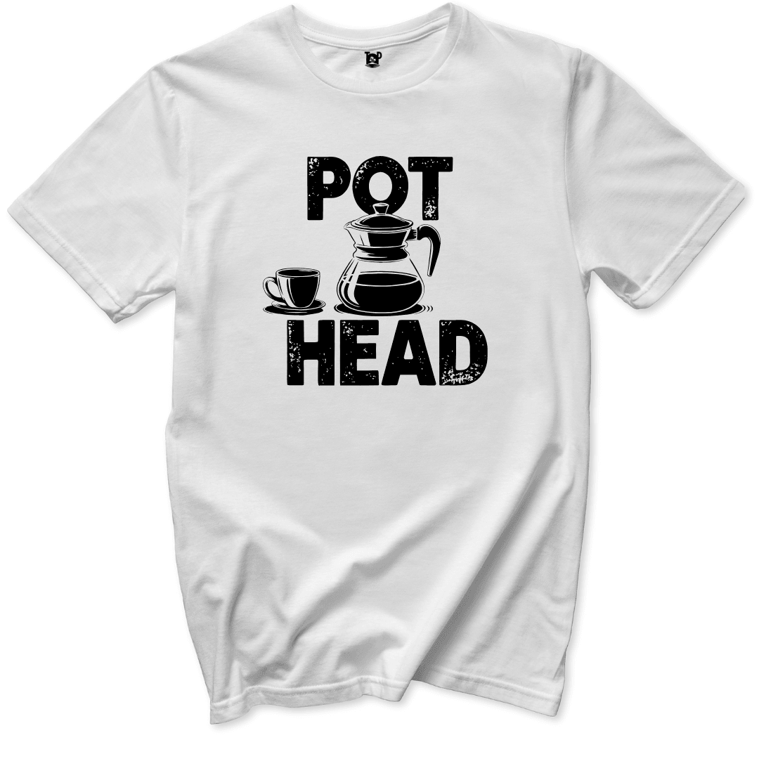 Printify T-Shirt White / S POT HEAD T-Shirt